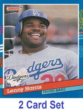 Lenny Harris Baseball Card Collection